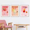 Cocktail Espresso Lemonade Wall Art Canvas Painting Retro Drinks Posters And Prints Pictures For Drink Shop Bar Room Decoration