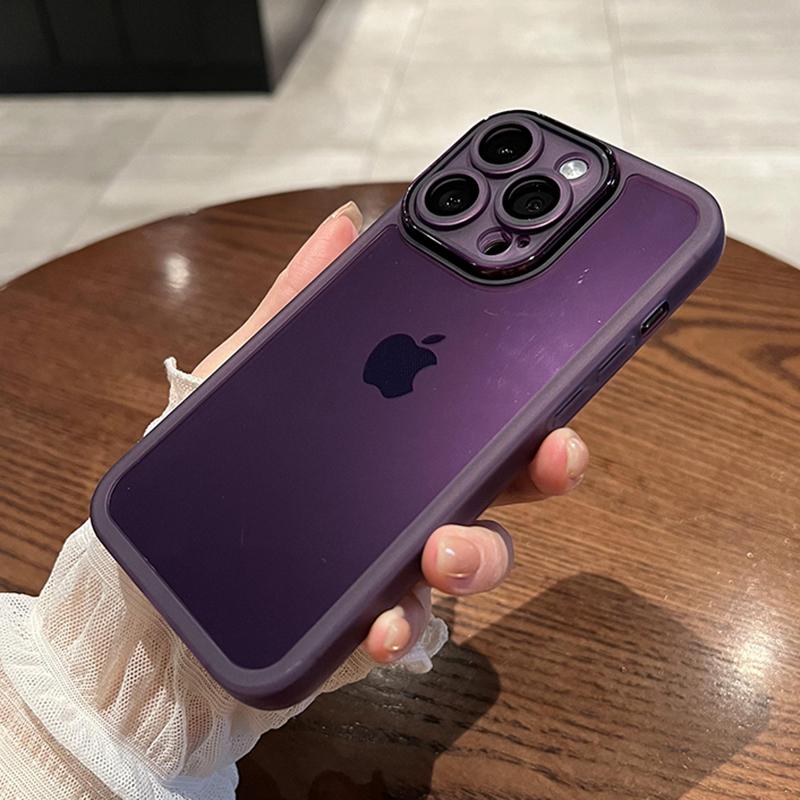 Clear Lens Film Protection Case For Iphone 14 Pro Max Case Silicone \Nshockproof Phone Case For Iphone 11 12 13 Pro Max Back Cover