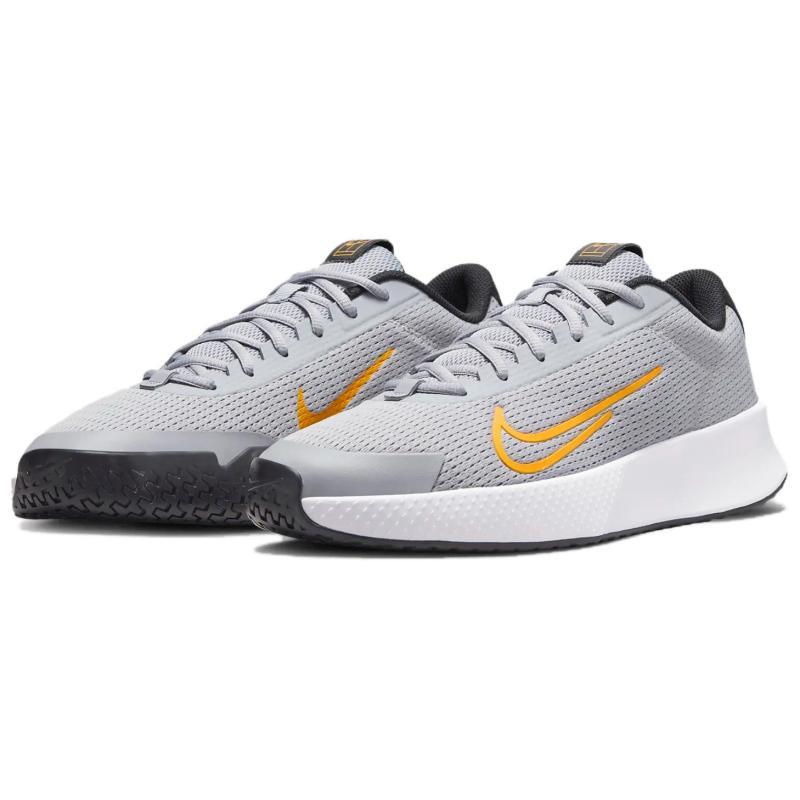 Nike Court Vapor Lite 2 Hc Wolf Grey Black Laser Orange Sneakers DV2018-005