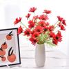 10Pcs 5 Heads Artificial Chamomile Daisy Bouquet Fake Flowers for Home Wedding Indoor Office Decoration