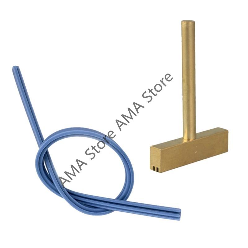 30W/40W/60W T Soldering Iron Tips Solder Tip with free Hot Press Rubber Strip for LCD Screen Flex Cable Repair