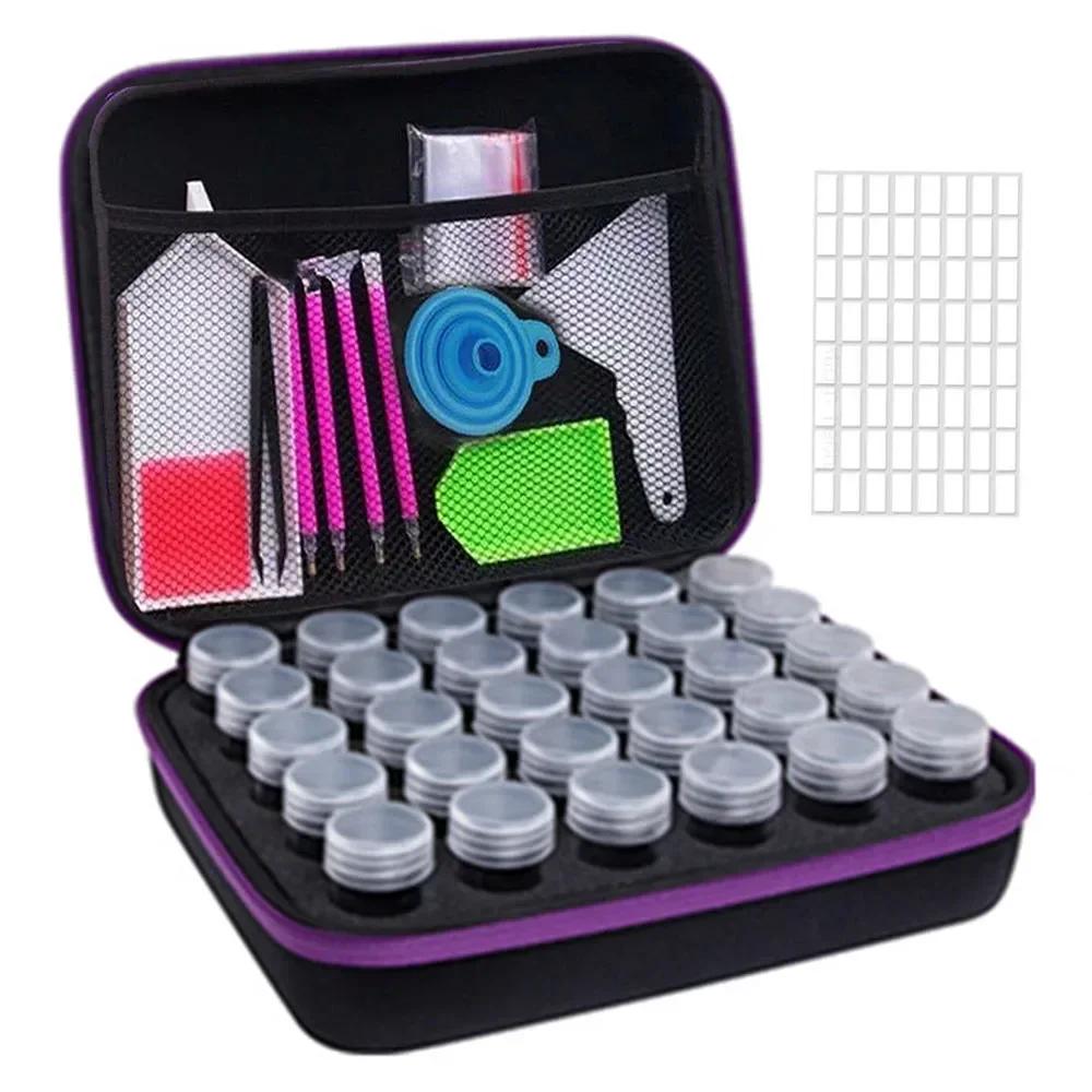 30/60/120 бутылок сумка для хранения 5D алмазная живопись аксессуары инструменты коробка для хранения кейс алмазная живопись инструменты контейнер сумка