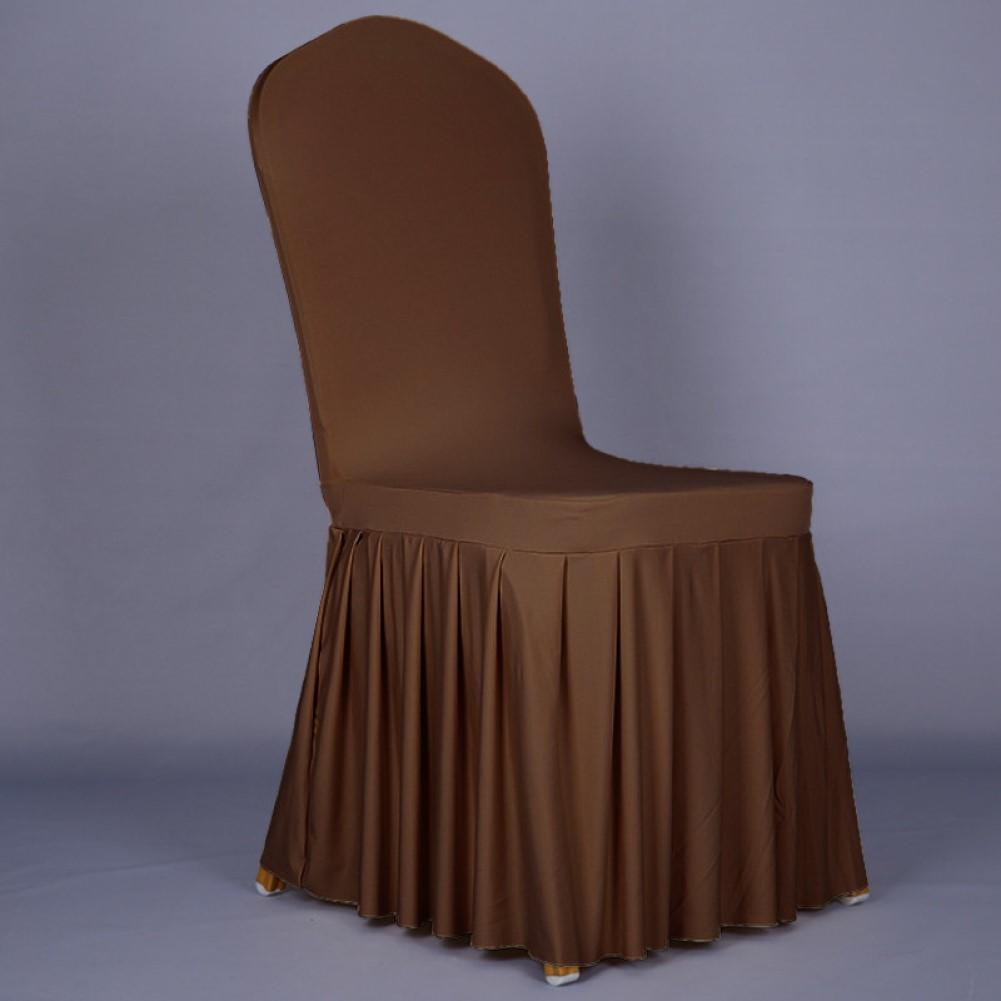 Hotel style banquet chair cover Oxford skirt design No ironing required Suitable for family dining room decoration