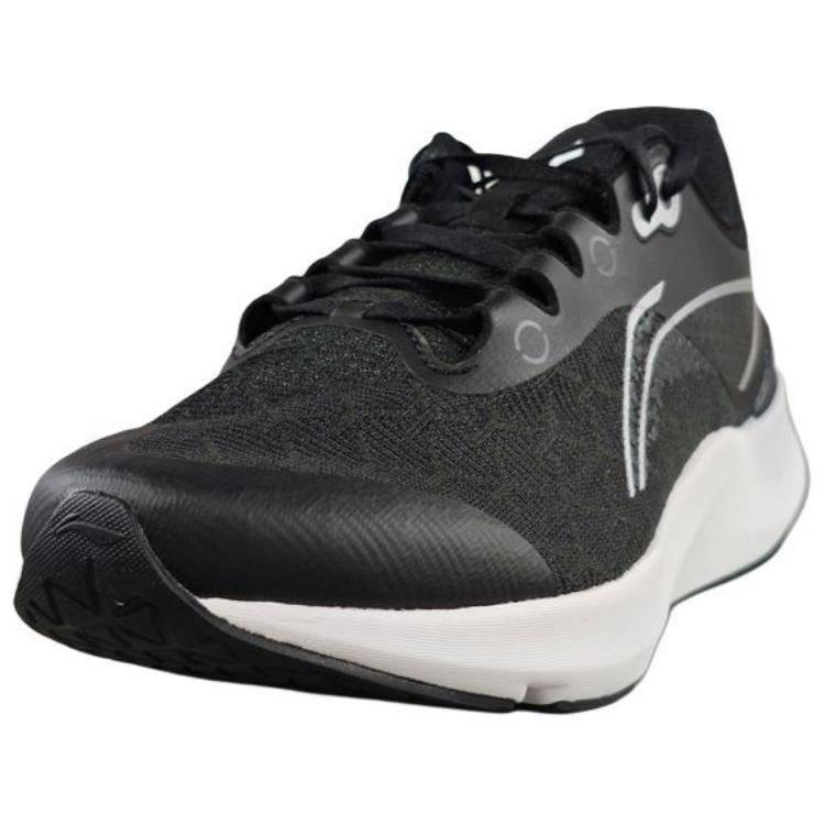 Li-Ning Comfortable Fashion Shock Absorbing Wear Resistant Low Top Casual Running Shoes Men sneaker Black AGLU235-2