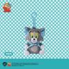 Miniso Genuine Tom and Jerry Plush Doll PP Cotton Filled Keychain Toy Cute Cartoon Gnawing Ladies Backpack Ornament Birthday Gift