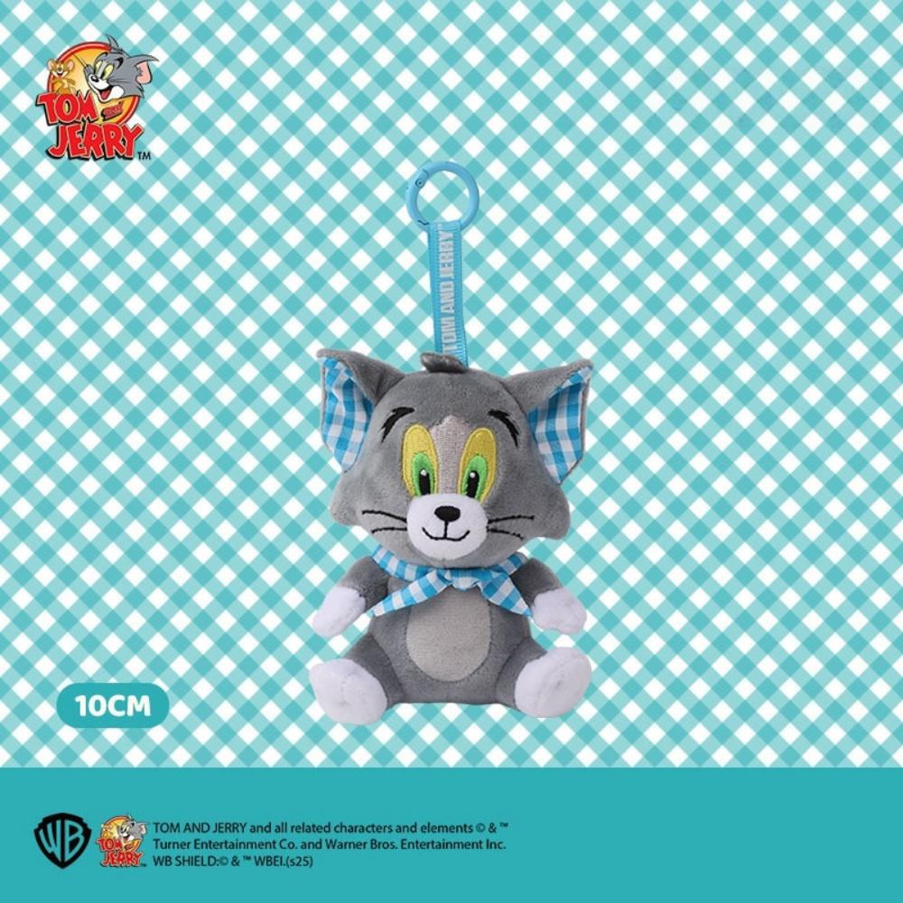 

Miniso Genuine Tom and Jerry Plush Doll PP Cotton Filled Keychain Toy Cute Cartoon Gnawing Ladies Backpack Ornament Birthday Gift