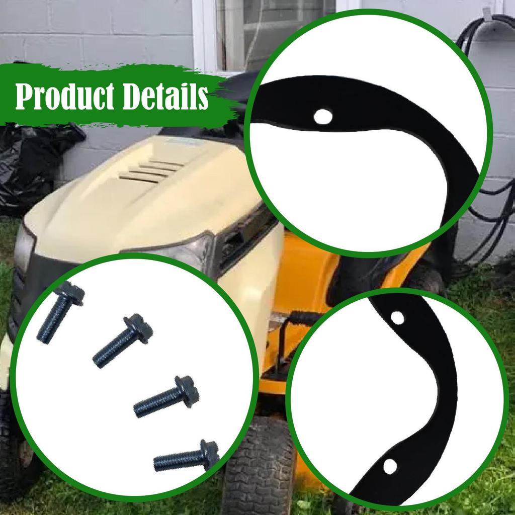 Deck Spindle Reinforcement Repair Replacement Metal with Sturdy Gardening Spare Parts