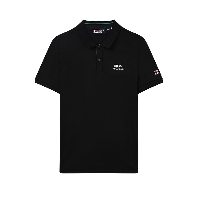 

Новые мужские поло FILA, цвет угольно-черный F11M328107GBK L