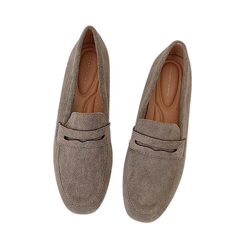 2025 New Women Flat Shoes Woman Loafers Spring Autumn Casual Suede Slip On Woman Shoe Comfortable Lightweight Shoe Mujer Sapato