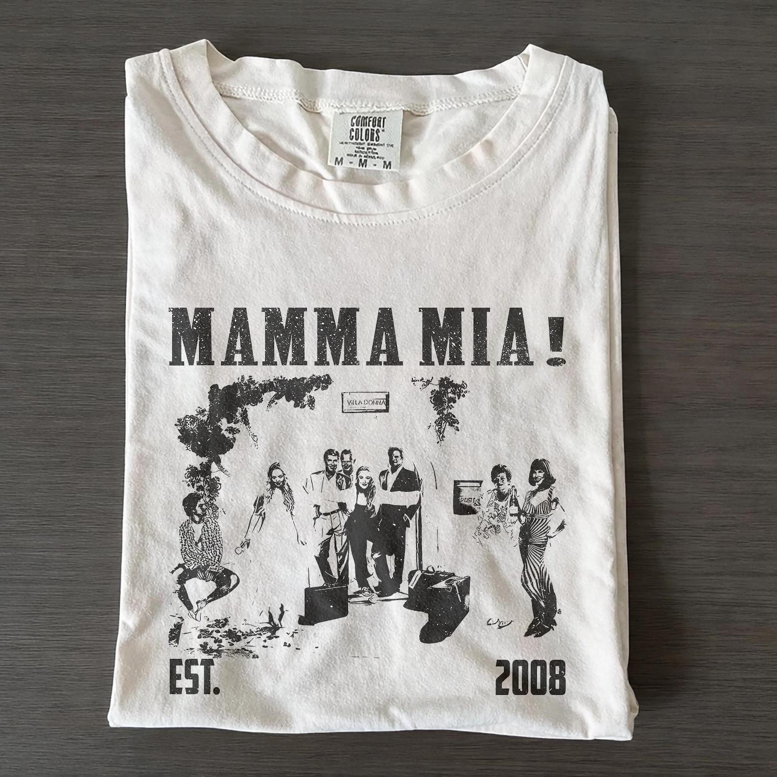 Mamma Mia! Movie Shirt, Comfort Colors Retro Film Tee S