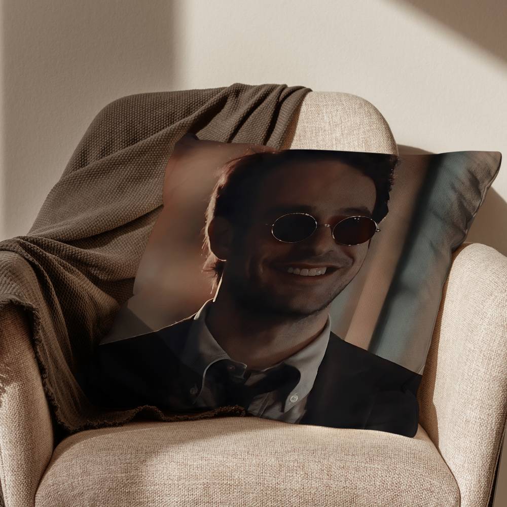 Handsome moive MMatt Murdock Pillow Case Sofa Living Room Bedroom Headboard Backrest Cushion Square Cushion Nap Time