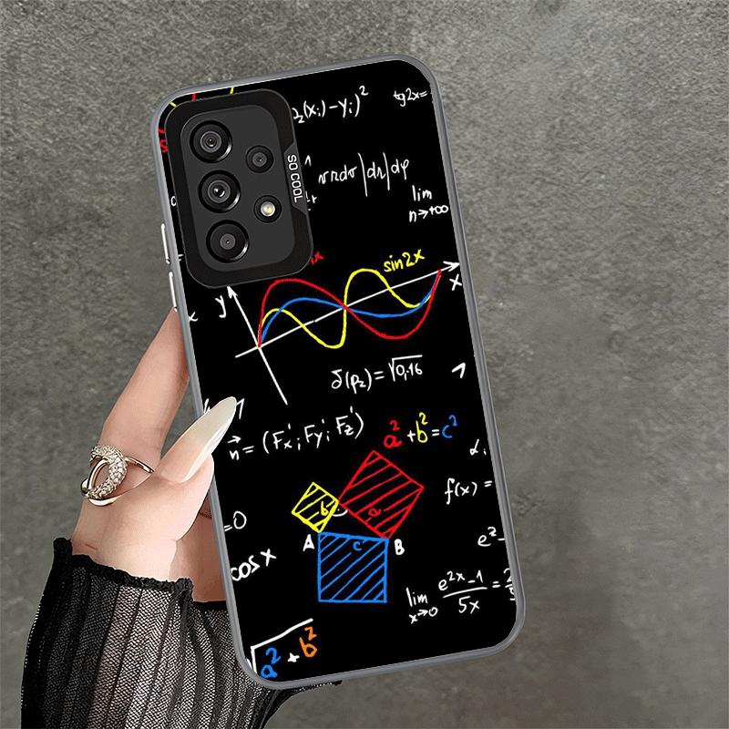 Physics Chemical Mathematics Shockproof Phone Case for Samsung A17 A16 A15 A14 A37 A57 A36 A56 A26 A35 A55 A25 A34 A54 A24 A13 A