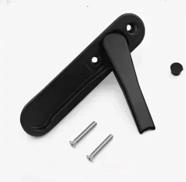 

1pcs White/Black Zinc Alloy Hidden Window Handle Hardware Accessories Screen handle with screws as details чёрный