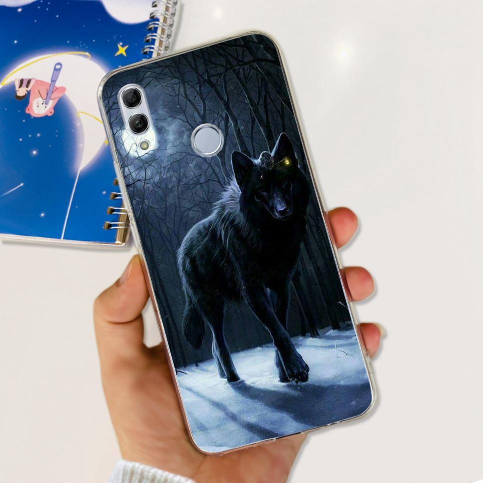 For Honor 10 Lite HRY-LX1 Case Luxury Flower Love Soft TPU Silicone Clear Cover For Huawei Honor 10Lite 6.21" Phone Case Fundas