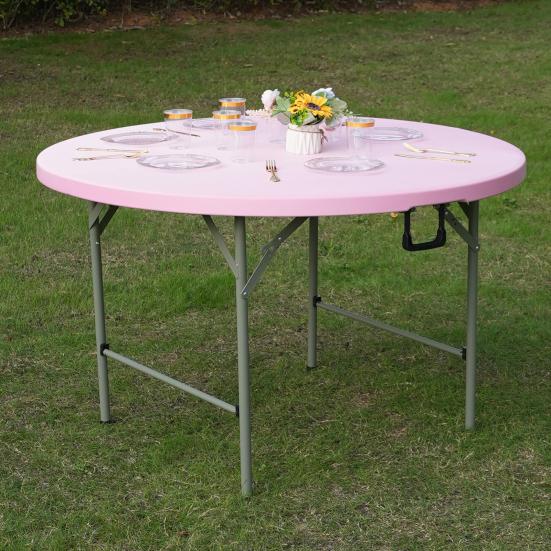 Elastic Round Table Cover Wrinkle-Resistant Fabric Universal Protection Indoor Outdoor