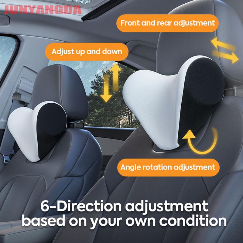 Cheap New Auto Universal 6D Adjustable Mechanical Headrest Memory Foam