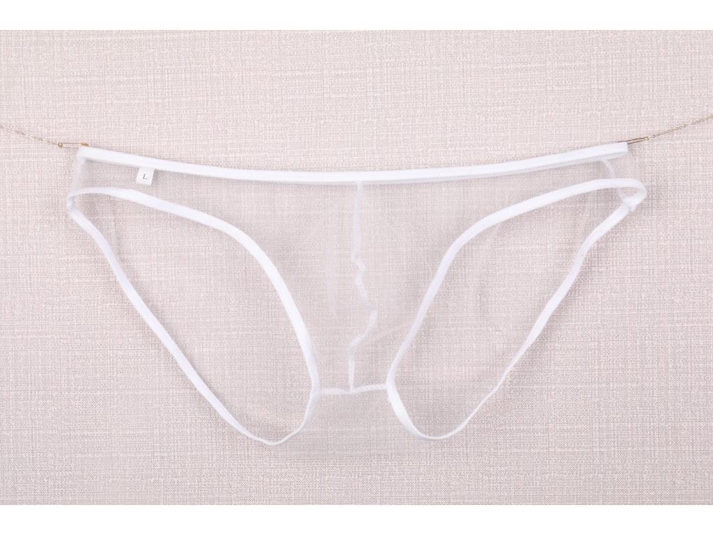 Slip bărbați din plasă cu talie joasă - Mărime mare C-034