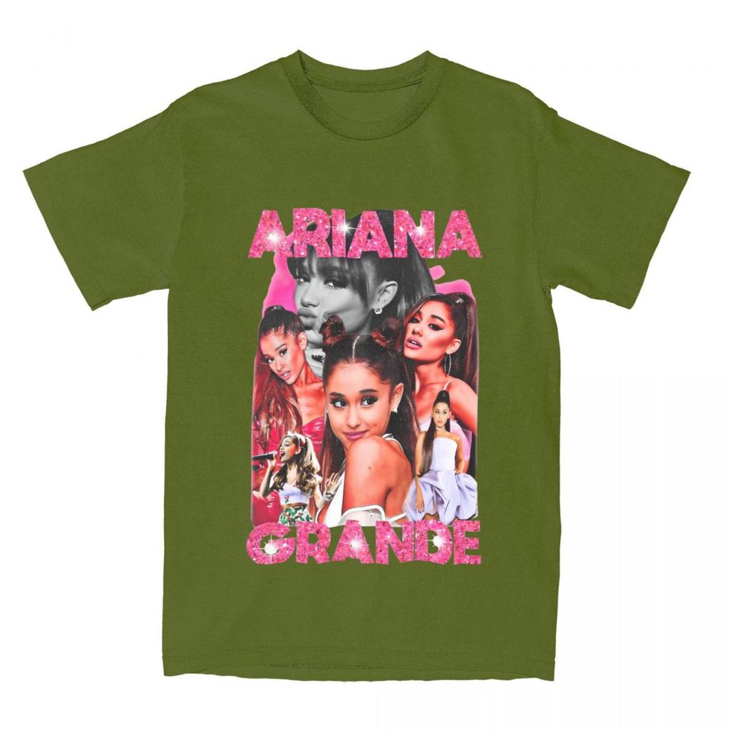 Ledig Ariana Singer 2024 T-shirt Herr O-hals Ren Bomull T-shirts Kortärmade T-shirts Presentidé Kläder