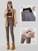 Women's Winter High-Waist Thickened Lamb Cashmere Fleece-Lined Yoga Pants