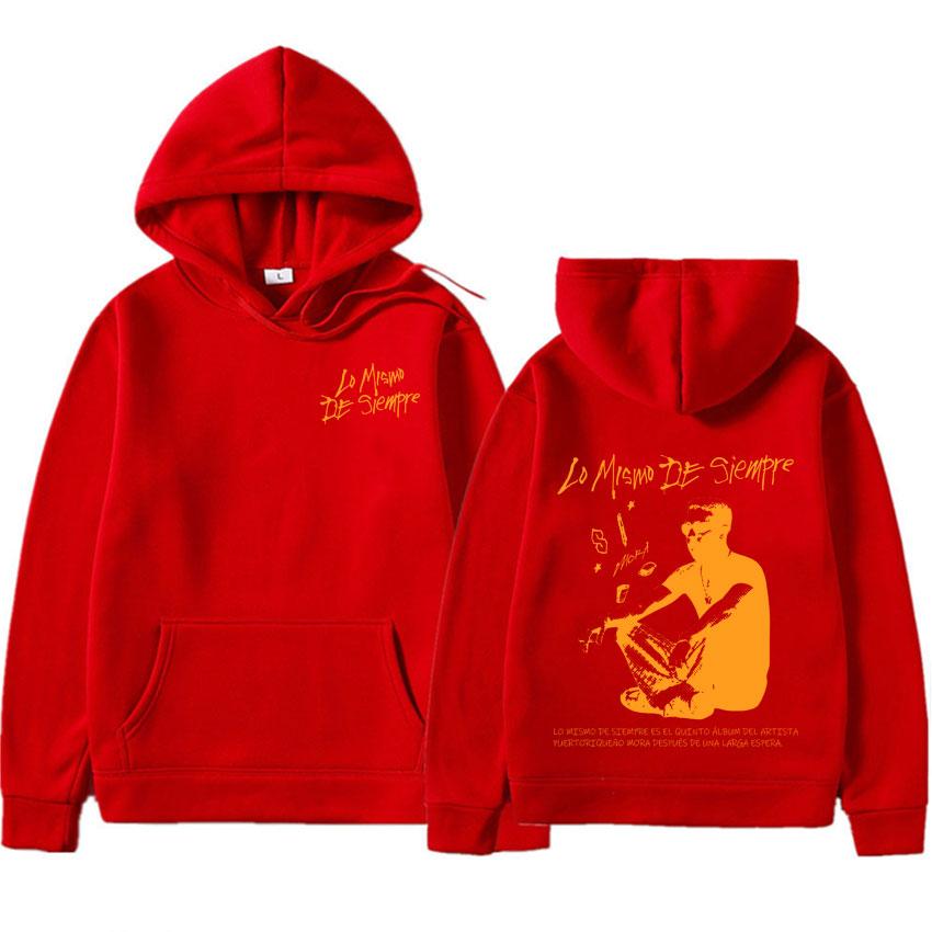 Rapper Mora Lo Mismo De Siempre Merch Hoodies Men's Women Clothing Fans Gift Sweatshirts Harajuku Casual Oversized