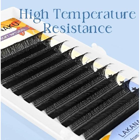 LAKANAKU 6trays/set Fio YY Eyelash Extensions YY Lashes Natural Soft Volume Brasileiro Premade Fans Cilios