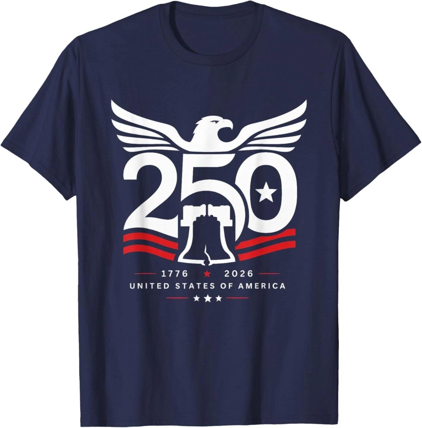Patriotic 250 Years USA 250th Anniversary USA 4th of July T-Shirt S
