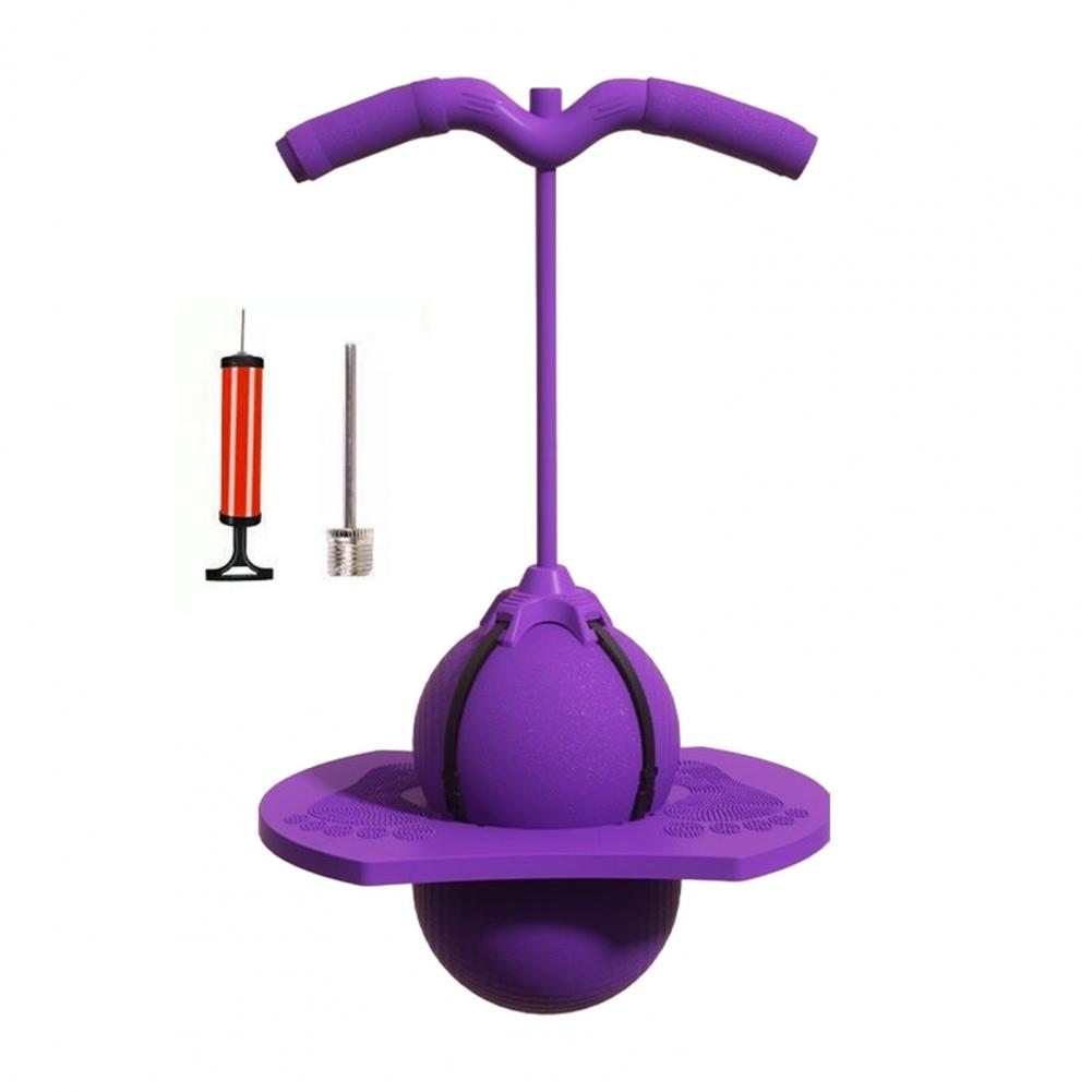 Jumping Ball Hoppers Toy For Kids Adults Bouncing Ball With Handle Kids Jumping Game For Balance Training