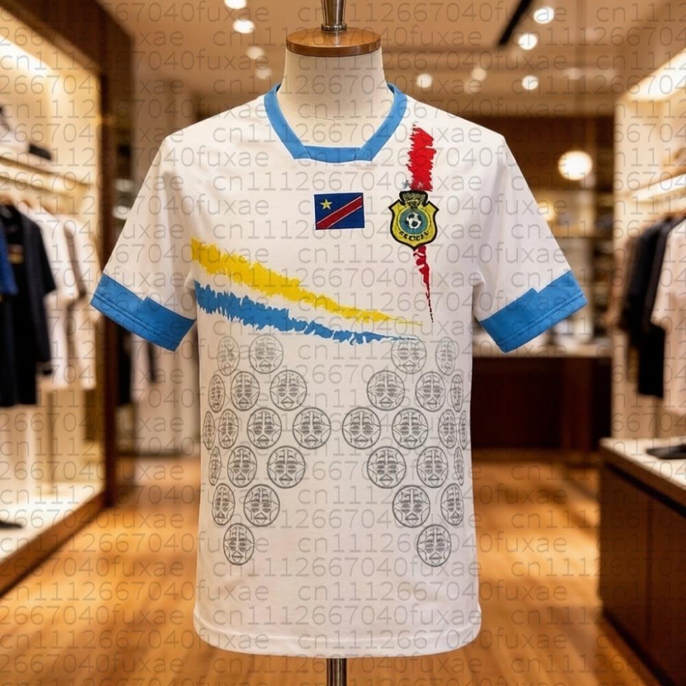 ETST22 Congo Nationaal Team Uitshirt, Ademend, Sneldrogend Thaise Versie Sport Voetbalshirt 2XL
