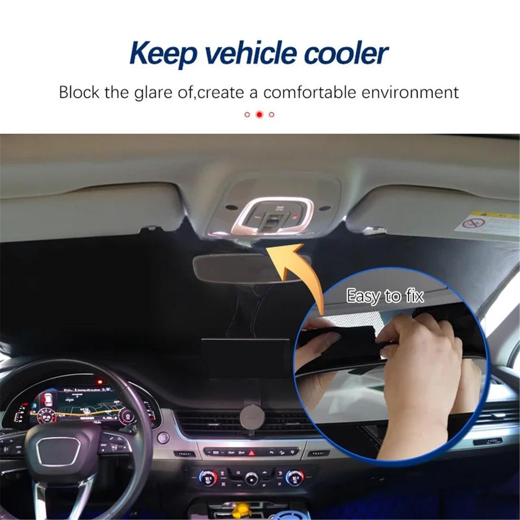 Car Windshield Sun Shade Volvo EX30 Summer Sun Shade Protector Foldable Protective Accessories