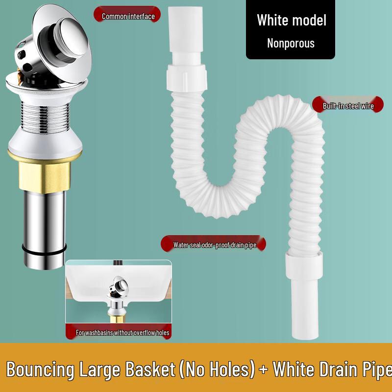 Washbasin Drain Pipe and Pop-up Drainer
