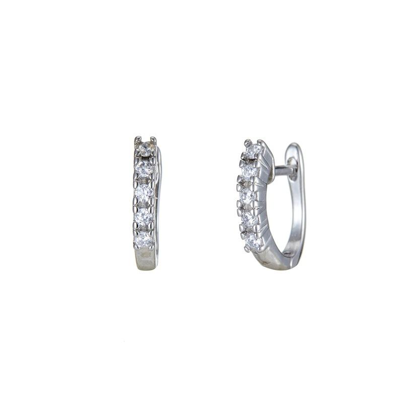 S925 Sterling Silver Geometric Hoop Earrings Elegant Korean Japanese Style Ins Cold Design Ear Cuffs Bone Ear Jewelry серебряный