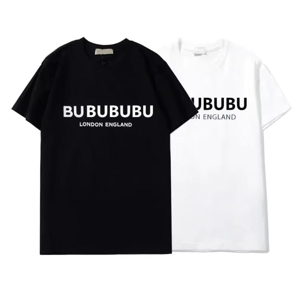 Summer Fashion Heavyweight Retro Men's English Letters 100% Cotton Printed Round Neck High-quality Casual Fitness Street T-shirt