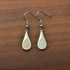 Hawaiian Ocean-Style Opal Teardrop Earrings