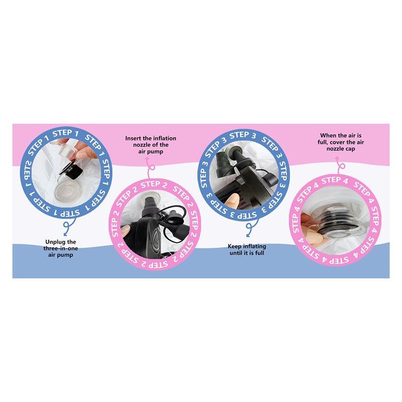 Good-Sleeping Maternity Bed Stomach With Hole In Inflatable Pregnancy Mattress Back Pain Relief Includes Electric Pump EU Plug