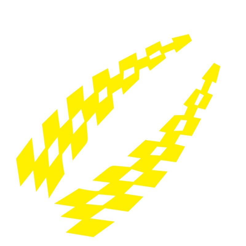 Autocolante de curse Autocolante autovehicule Steaguri pentru roți în carouri Reflector Siguranță Autocolante din vinil Prevenire Pentru