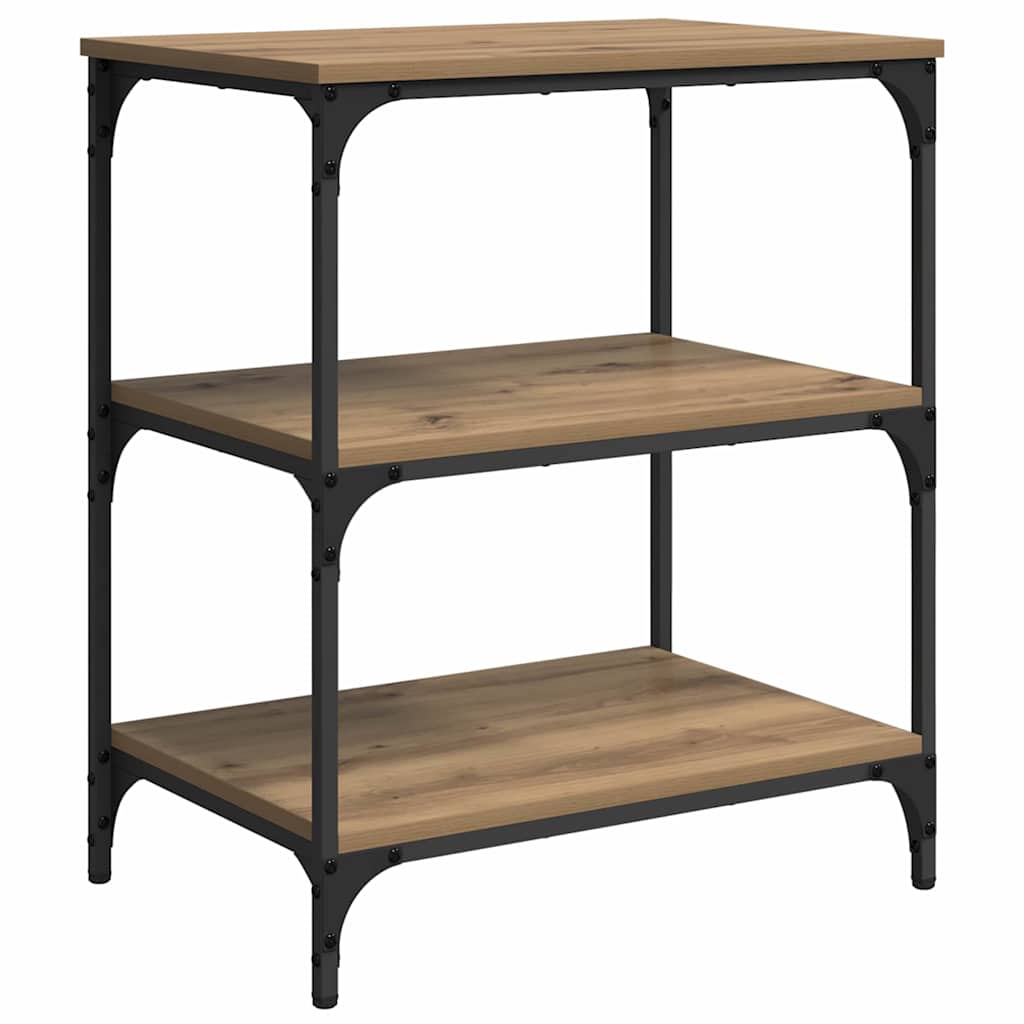 Kitchen Trolley Artisan Oak 60 x 41 x 76 cm Wood Based Material