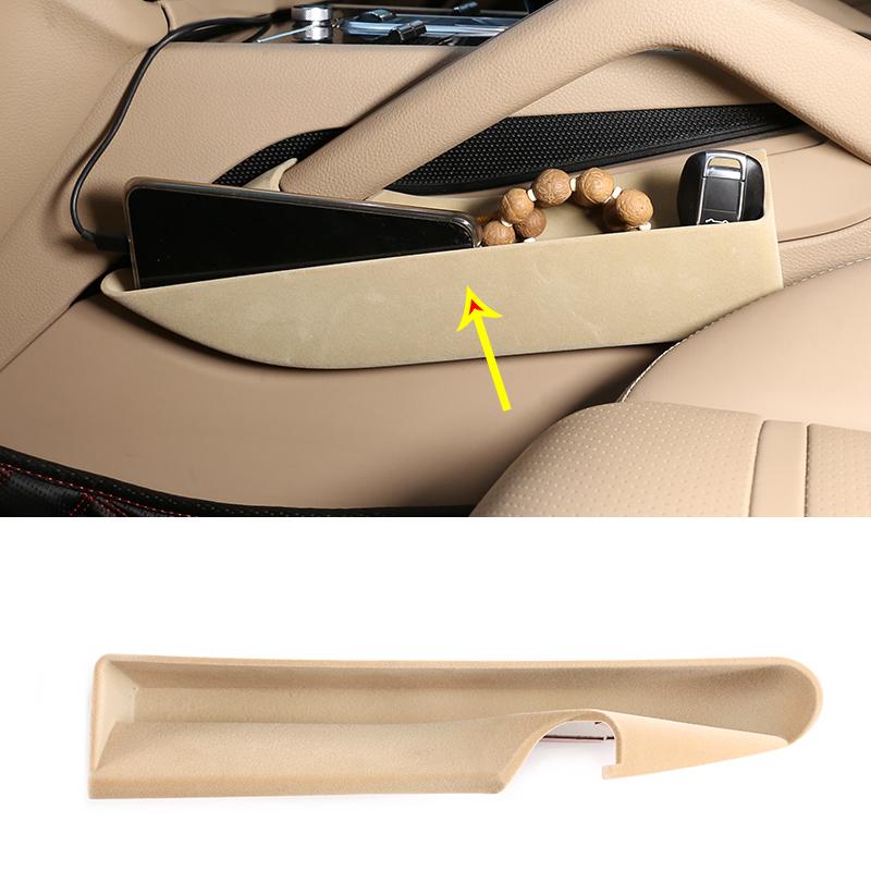 For Porsche Cayenne 2018- ABS Car Center Console Armrest Side Storage Box Container Organizer Tray Holder Auto Accessories