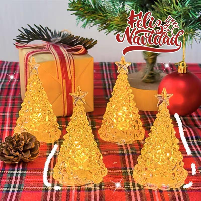 Christmas Starry Night Light Ornament for Holiday Decor and Gifts