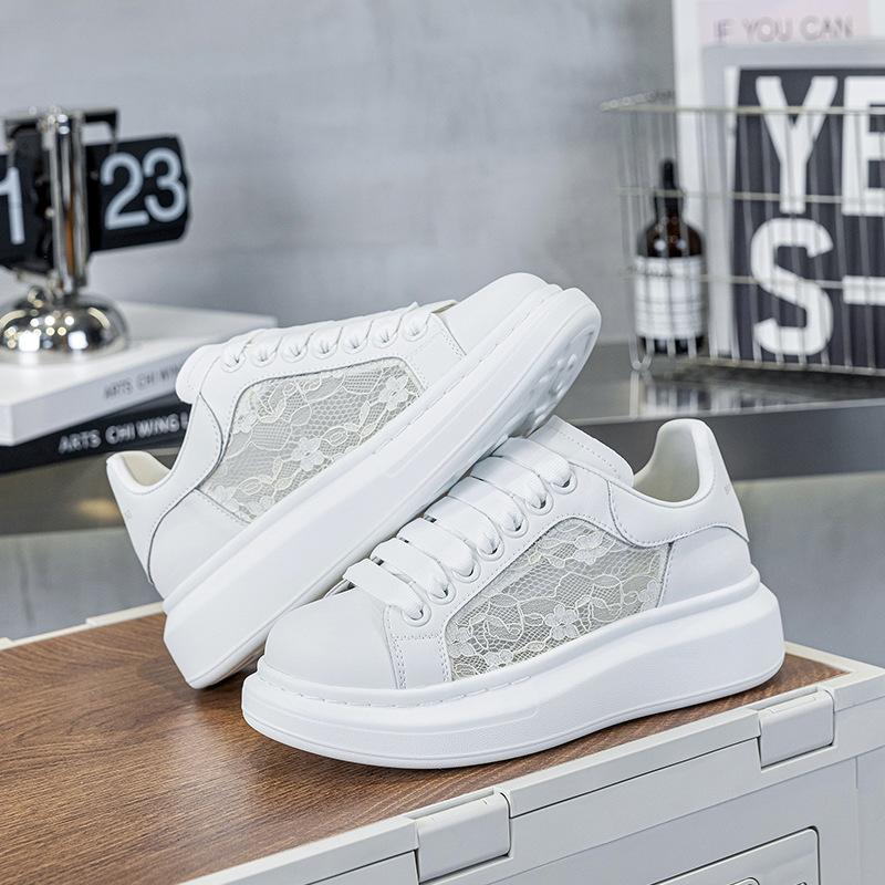 Nuove scarpe da ginnastica casual con plateau alla moda, leggere e versatili, stile ins estivo per donna