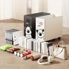 1pc Cute Dog Design Wheeled Mobile Storage Cart - Detachable Office Supplies Under Desk Storage Box, White Handcart with Cute Ca