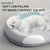 Summer Cat Cooling Bed & Dog Mattress - Self-Cooling with Pillow Removable Washable Pet Pad Bed for Small/Medium/Large Dogs
