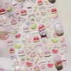 Adorable Watermelon Ice Cream 5D Nail Art Stickers Cute Bowknots Chill Ice Cubes Jelly Sweet Manicure Decal DIY