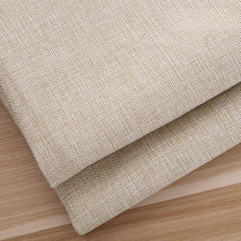 Nordic Style Linen Textured Fabric Sofa Pillows Clothing Decorative Fabrics Comfortable Versatile Wear-resistant Multi-purpose