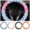 Anti-slip Steer Wheel Protector Cover Plush Steering Wheel Sleeve Car Steering Wheel Cover  Unisex