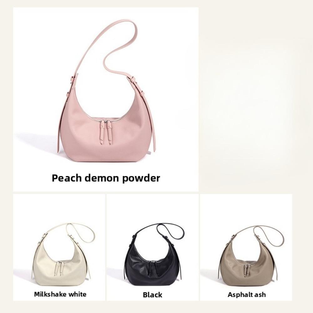Dumpling Bag Women's Casual New Shoulder Messenger Bag with Unique Texture, Fashiable and Versatile, Simple and Classic