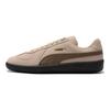Puma Army Trainer Round Toe Lace-Up Low-Top Sneakers Unisex Sneakers Oatmeal Chocolate 388156-10
