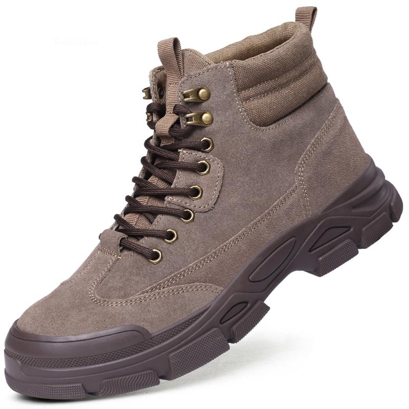 Winter Safety Boots Men Work Shoes With Steel Toe Work Boots Men Puncture-Proof Safety Shoes Male Welder Indestructible Boots