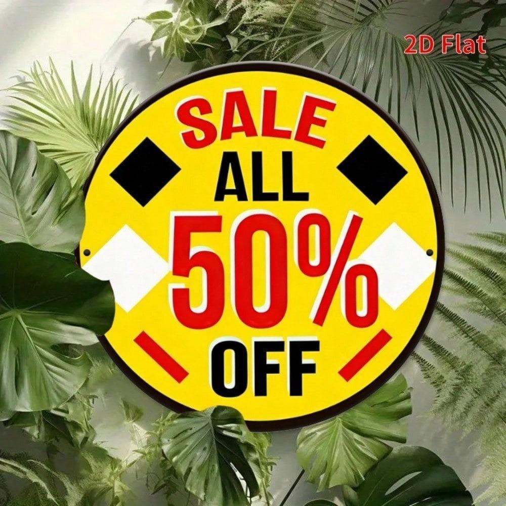1pc Vintage Round Aluminum Metal Sign 7.87x7.87in, Waterproof Rustproof 2D Flat Wall Decor, No Drilling, Perfect for Bar
