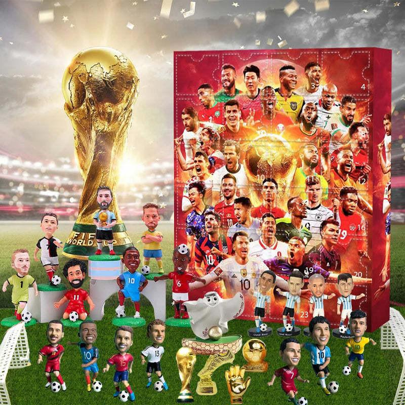 Exciting World Cup Advent Calendar Festive Pvc Design For Holiday Cheer And Countdown