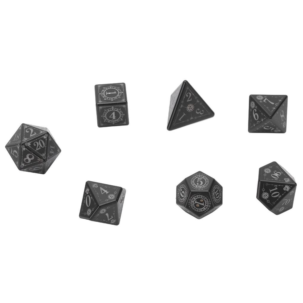 Light Up Dice Set Rechargeable Glowing Dice Auto Lights Up When Rolling for Role Playing Game